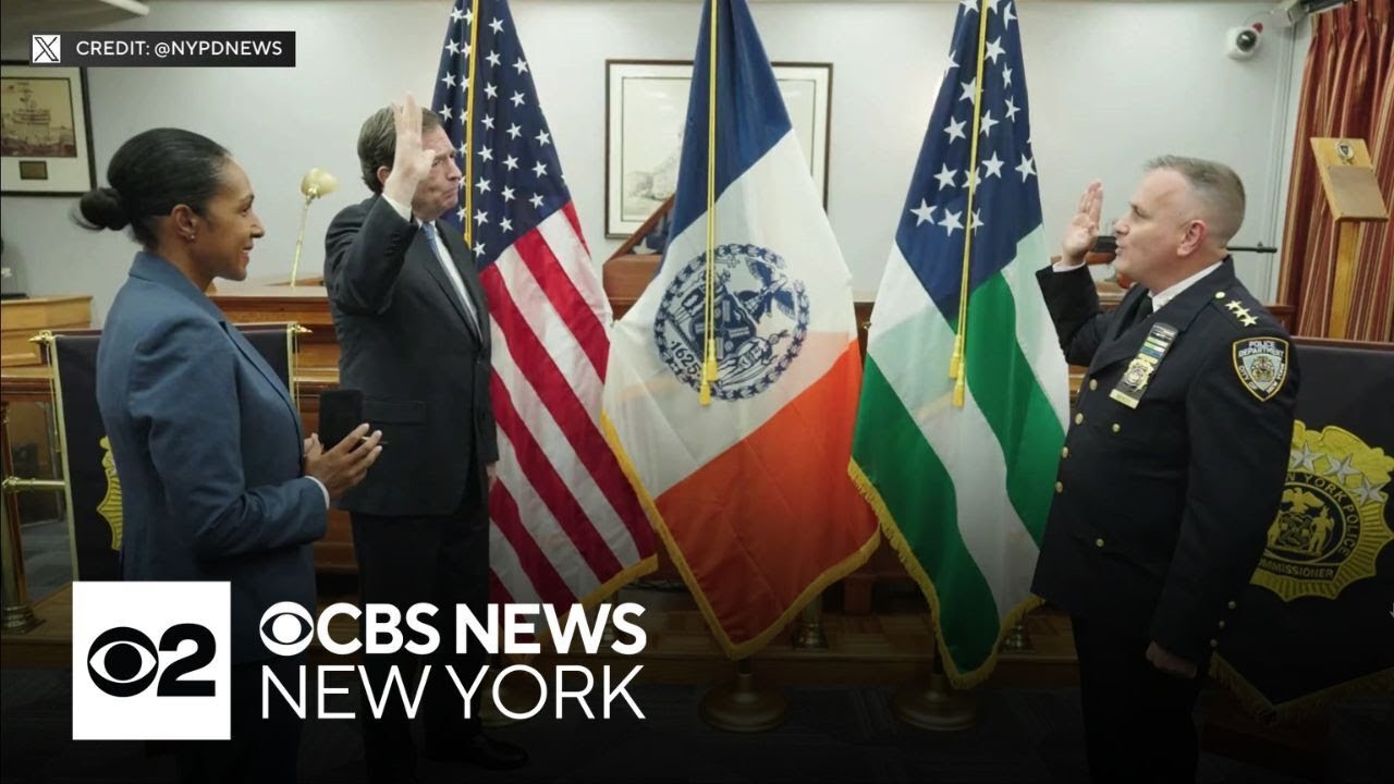 NYC's new interim police commissioner sworn in