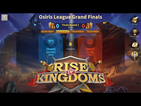 Osiris League season 5 GRAND FINAL OneV vs 60GT - Rise of Kingdoms