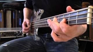 Video thumbnail for 1969  DAN ARMSTRONG AMPEG BASS Demo www.eddievegas.com Eddie Vegas by eddievegas1