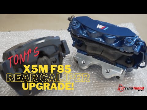 BMW X5M F85 REAR BRAKE CALIPER UPGRADE