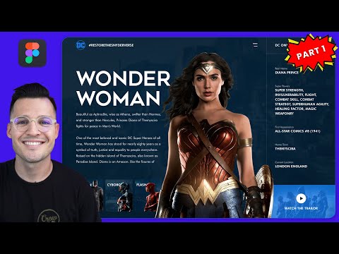 DC Comics Website Design Part 1 | RestoreTheSnyderVerse