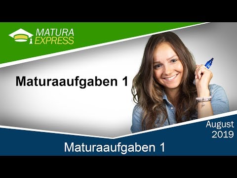 Maturaaufgaben - Zentralmatura Mathematik September 2019 #28