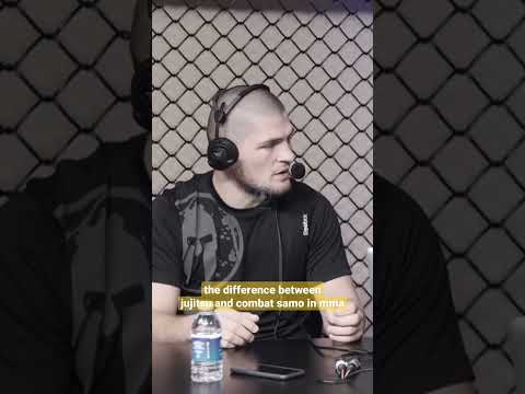 The difference between jiujitsu and combat sambo in mma | Khabib nurmagomedov #shorts