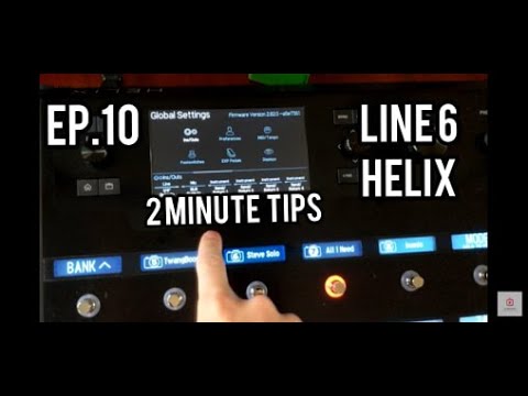 Line 6 Helix - Setting Up Outputs for Live Use- Bypassing Big Volume Knob - 2 Minute Tip