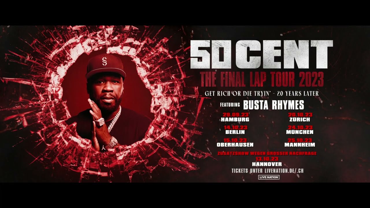 50 Cent Tickets | 50 Cent Tourdaten & Konzerte 2023