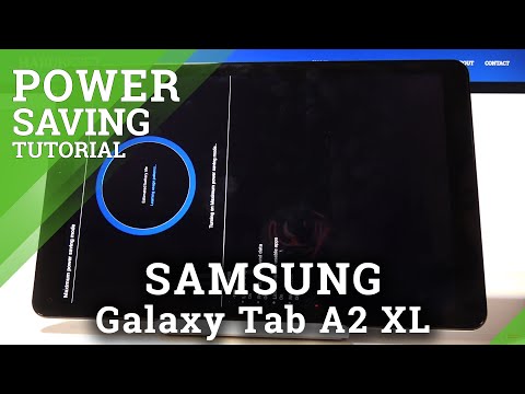How to Enable Power Saver in SAMSUNG Galaxy Tab A2 XL - Extend Battery Life