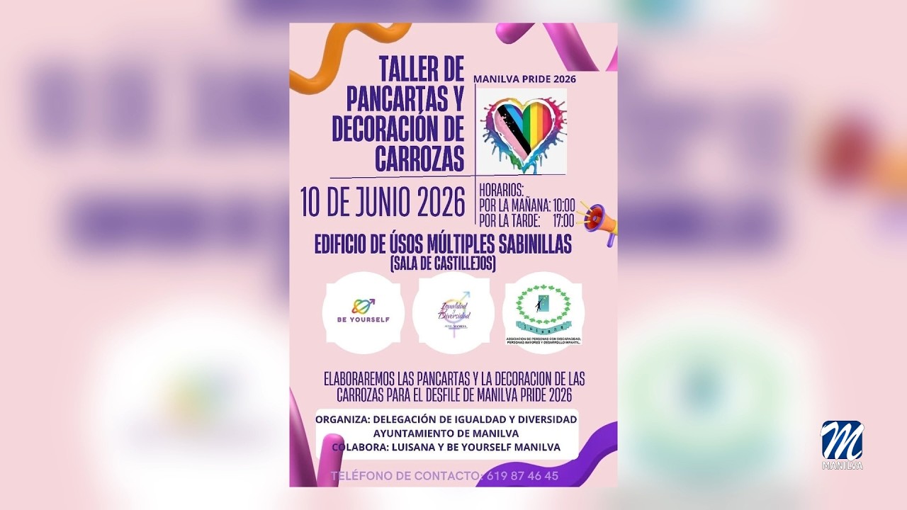 Taller de pancartas Pride 2026
