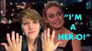 BRIE LARSON IS NOT BEING HARASSED! (Quite The Opposite!)