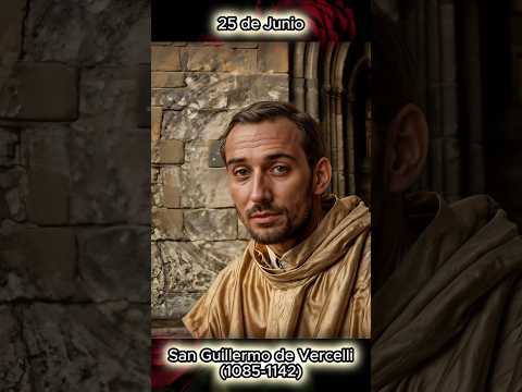 San Guillermo de Vercelli - 25 de Junio #santodeldía #santoral #religion #amor #fe #parati #santos