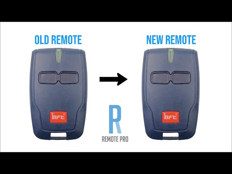 How to code/program a BFT B RCB 0678 Genuine Remote to Motor