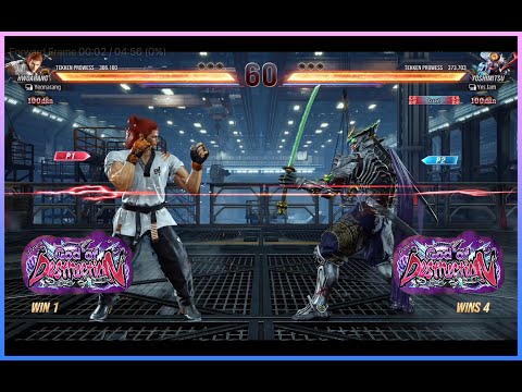 Mr GodHimself Yeonarang Hwoarang VS EyeMusician Yoshimitsu  | God Of Destruction Battle | Tekken 8