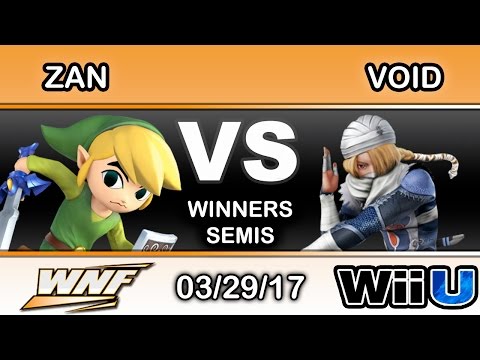 WNF 1.7 - PG FAD | Zan (Toon Link) Vs. CLG | VoiD (Sheik) Winners Semis - Smash Wii U