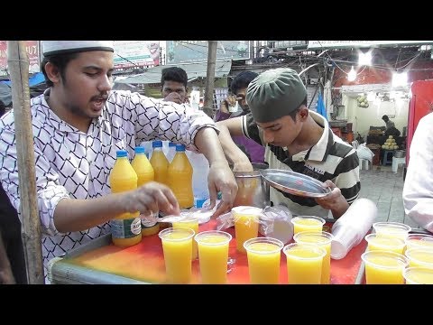 Lots of People Buying Mango Juice & Varieties Food @ 10 Rs Only | Hyderabad Street Food Video