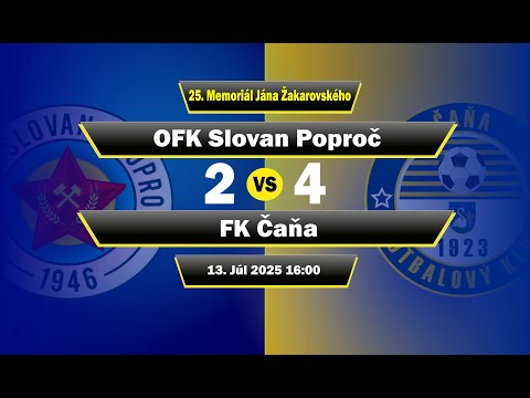OFK Slovan Poproč - FK Čaňa 2:4