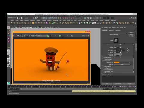 Maya 2015   Basic scene set up for rendering models