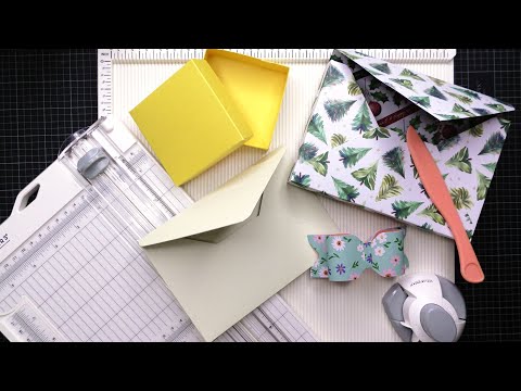 Using a Scoreboard to Make a Bow, Envelope, Envelope Box & Gift Box Tutorial! Much Requested!