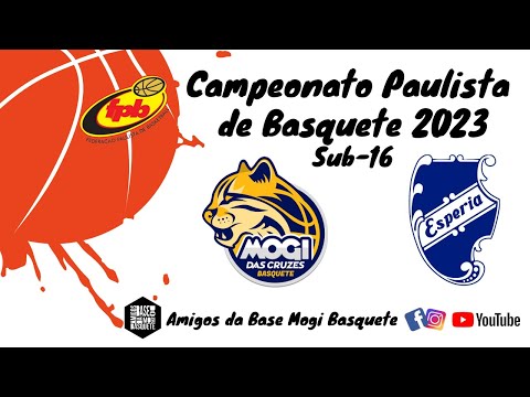 FPB 2023 SUB-16 – MOGI BASQUETE X ESPÉRIA – 16/08/2023