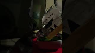 Feeding my dragon puppets gone wrong #homemadepapercraft