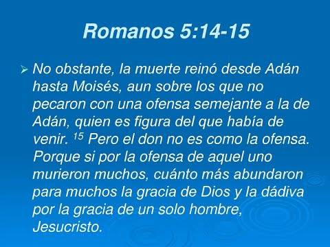 Epístola a los Romanos - Romanos 5; 14-15.