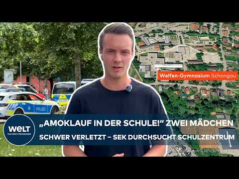 Video Thumbnail: AMOK-ALARM IN SCHONGAU: „Großeinsatz der Polizei!“ – SEK durchsucht Schulzentrum – Festnahme!