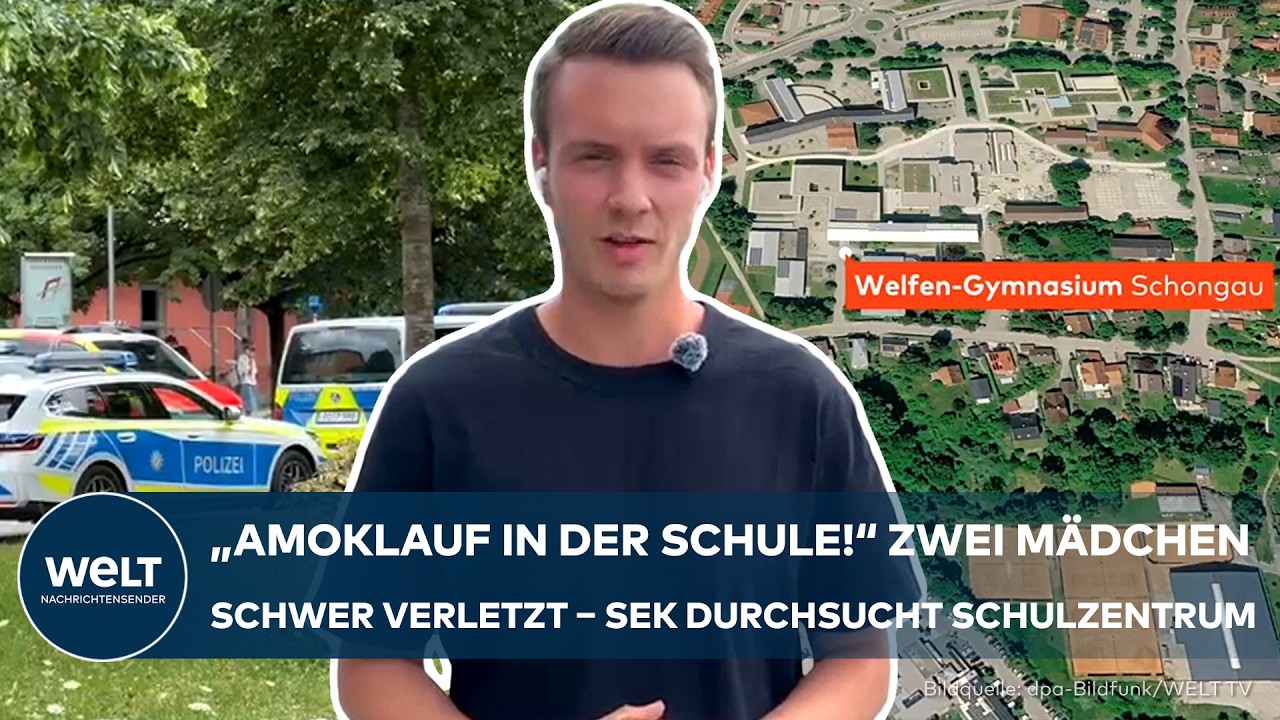 AMOK-ALARM IN SCHONGAU: „Großeinsatz der Polizei!“ – SEK durchsucht Schulzentrum – Festnahme!