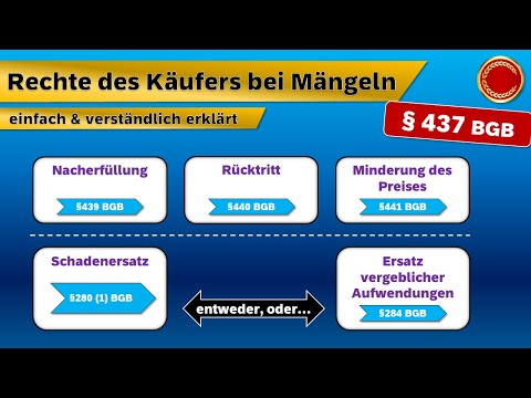 Section 437 of the German Civil Code (BGB) // Buyer's rights in case of defects - 👨🏼‍🎓 SIMPLY EXP...