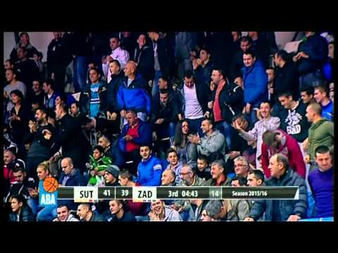 ABA Liga 2015/16 highlights: Sutjeska - Zadar R13 (4.12.2015)