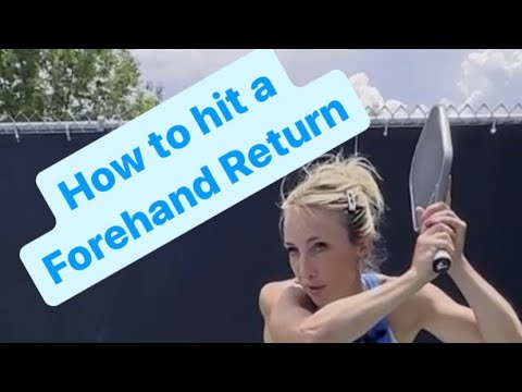Hitting a Forehand Return with Pro Allyce Jones