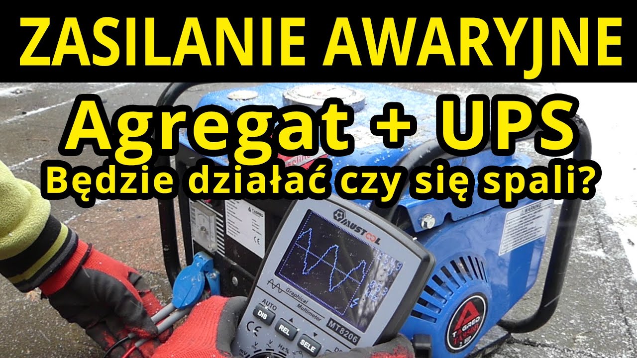 Agregat prądotwórczy + UPS. Czy taki zestaw będzie działać