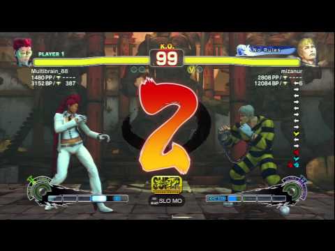 Multibrain_88 (C.Viper) Vs mizanur (Cody) SSF4 AE Ranked Matches - PSN