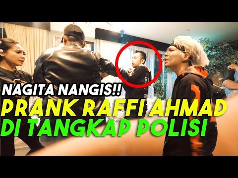 PRANK RAFFI AHMAD! Di TANGKAP POLISI!! NAGITA NANGIS😭