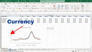 How To Change The Chart Axis Format To Currency in Excel! #Shorts
