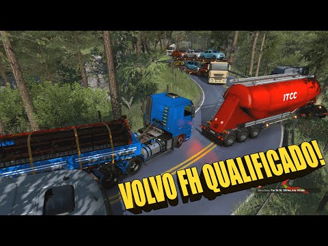 SERIOUS ACCIDENT IN THE MOUNTAINS - PASSING THROUGH A NEW SECTION ON THE SOUTHERN PARANA MAP - ETS 2