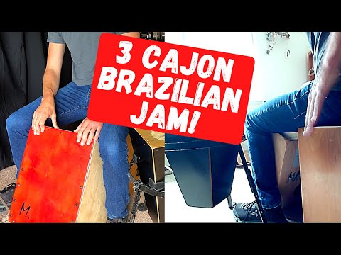 3 Cajon Brazilian Samba Groove!