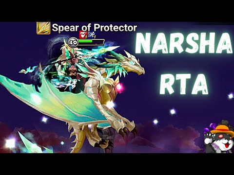 The Power Of Narsha (Light Beast Rider) In RTA  Summoners War