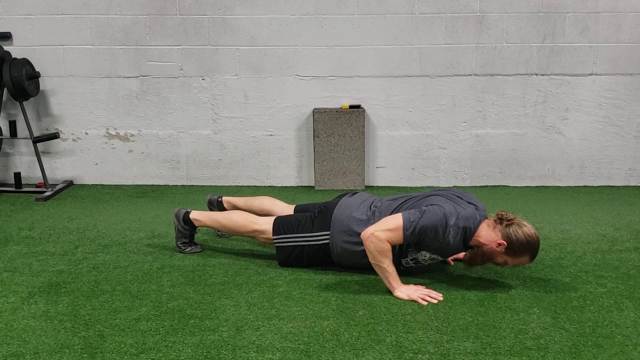 Low Push Up Hold - YouTube