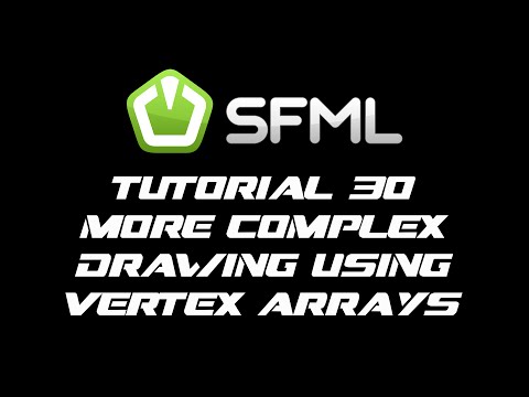 SFML 2 1 Tutorial 30 More Complex Drawing Using Vertex Arrays