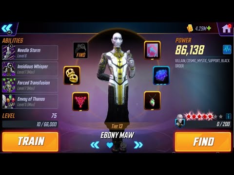 Ebony Maw Red Stars + Arena Black Order Footage!