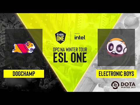 Dota2 - Electronic Boys vs. DogChamp - Game 2 - DPC NA Winter Tour - ESL One