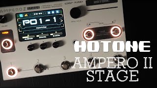Video thumbnail for Hotone Ampero II Stage CDCM HD Gen 2 Amp Modeler / Effects Processor (Stereo) by Pedal of the Day