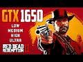 GTX 1650 - Red Dead Redemption 2 - FSR 2.0 Update - 1080p All Settings Tested