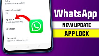 WhatsApp App Lock || WhatsApp Unlock with biometric settings update || WhatsApp biometric lock