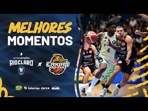 Força de casa! | Melhores momentos | Conta Simples Rio Claro 79 x 73 Caxias do Sul | NBB CAIXA 25/26