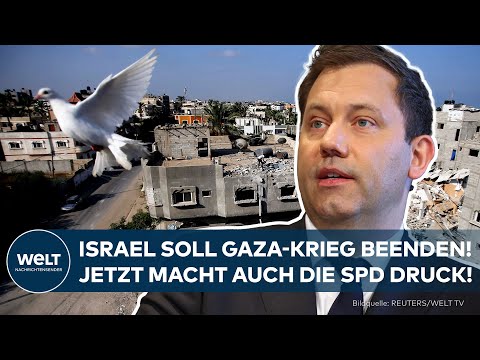 GAZA-KRIEG: Druck auf Israel! SPD-Bundestagsfraktion will sich Friedens-Initiative anschließen