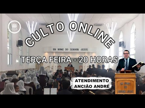 Culto Online | TERÇA - FEIRA I 17 | 02 | 20 H #deus #jesus #ccb #fe #palavradedeus #igreja
