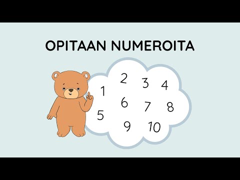 Kielinuppu - Opitaan numeroita