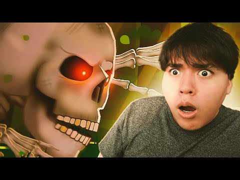 ¡MI PRIMER DEMON EN GEOMETRY DASH! 😱💀 Skeletal Shenanigans