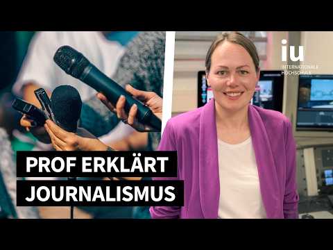 Journalismus und digitale Kommunikation – Professorin erklärt Studium | IU Internationale Hochschule