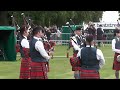 Royal Scots Dragoon Guards performance at the Scottish Pipe Band Championships 2022