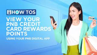 PNB Digital App View your PNB Credit Card Rewards Points Tutorial